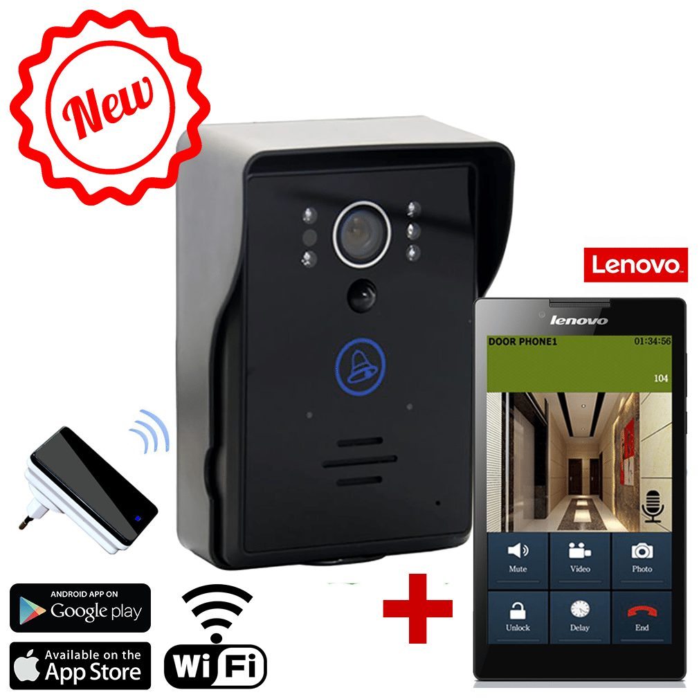 Wifi Deurbel Met Camera Draadloos Met Tablet Doorsafe Eu