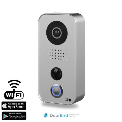 Doorbird D101S | Internet camera deurbel | Strato-zilver + RVS Faceplate | DS6506