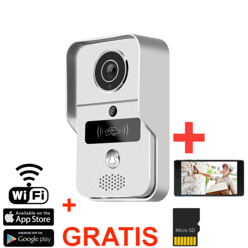 DS6857 | Internet camera deurbel + RFID Chips + scherm